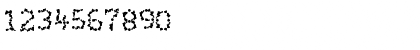 Download WurstchenSplatted Regular Font Numeric Preview