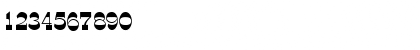 Download WyomingSpaghetti Bold Font Numeric Preview