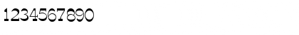 Download WyomingSpaghetti Plain Font Numeric Preview