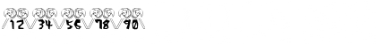 Download x'mas? Font Regular Font Numeric Preview