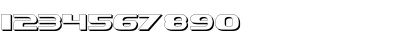 Download Xcelsion Shadow Shadow Font Numeric Preview