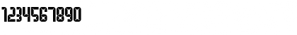Download Xefus Regular Font Numeric Preview