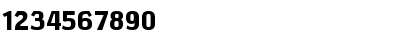 Download Xenu Black Regular Font Numeric Preview