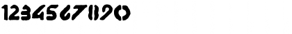 Download AdLib Regular Font Numeric Preview