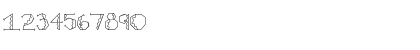 Download CK Zig Zag Regular Font Numeric Preview