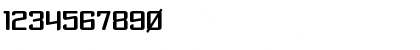 Download Xtreme Chrome Regular Font Numeric Preview