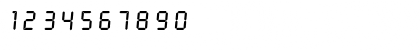 Download X_Liquid Crystal Normal Font Numeric Preview
