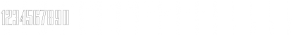 Download BRANCHE Outline Font Numeric Preview