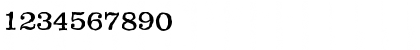 Download ClareAntique Regular Font Numeric Preview