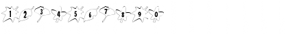 ochiba Font Regular Font Numeric Preview