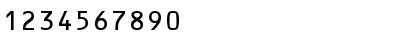 Download OCRB LT A Regular Font Numeric Preview