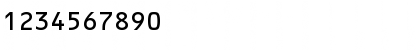Download OCRF Regular Font Numeric Preview