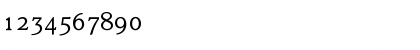 Download ClaremontLtOSTab Roman Font Numeric Preview