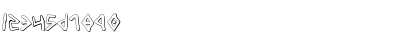 Download Odinson Outline Outline Font Numeric Preview