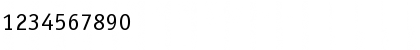 Download OfficinaSansBook Normal Font Numeric Preview