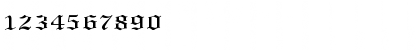 Download Old English Wd Regular Font Numeric Preview
