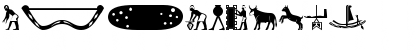 Download OldEgyptGlyphs Regular Font Numeric Preview