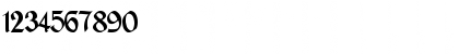 Download Olden Regular Font Numeric Preview