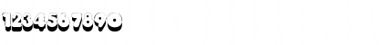 Download OleadsShadowSCapsSSK Regular Font Numeric Preview