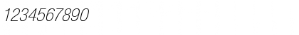 Download Olnova-LightCondIta Regular Font Numeric Preview