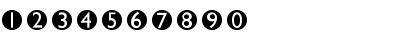 Download OmahaDings Regular Font Numeric Preview