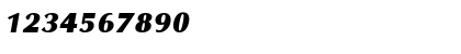 Download Omni Black Italic Font Numeric Preview