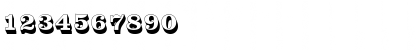 Download ClarendonTExtBolSh1 Regular Font Numeric Preview
