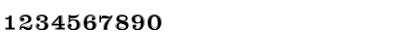 Download ClarendonTMedIn1 Regular Font Numeric Preview
