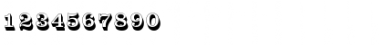 Download ClarendonTMedSh1 Regular Font Numeric Preview