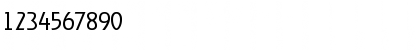 Download OnStageSerial-Light Regular Font Numeric Preview