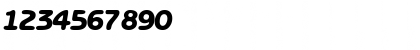 Download OptasiaSSK Bold Italic Font Numeric Preview