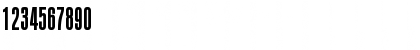Download OPTIAuroraCondensed Medium Font Numeric Preview