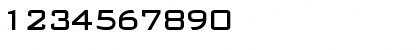Download OPTIBankGothic Medium Font Numeric Preview