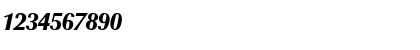 Download Optim ExtraBold Italic Font Numeric Preview
