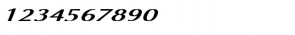 Download Optima Bold Italic Ex BI Bold Italic Font Numeric Preview