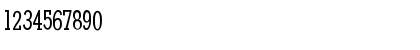 Download OPTIStymie Regular Font Numeric Preview
