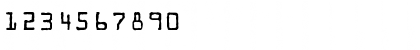 Download OPTITypewriter Regular Font Numeric Preview