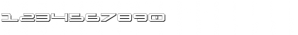 Download Oramac Shadow Shadow Font Numeric Preview