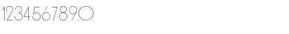 Download Organda Light Regular Font Numeric Preview