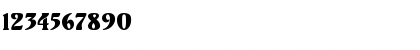 Download Ortem MN Regular Font Numeric Preview