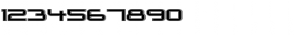 Download Outer Limits Extended Regular Font Numeric Preview