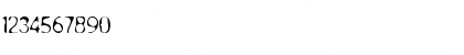 Download Overprint ICG Light Font Numeric Preview