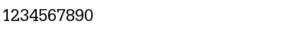 Download Classic Typewriter Regular Font Numeric Preview
