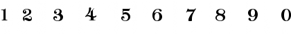 Download Classica-Heavy Regular Font Numeric Preview