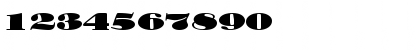 Download OzwaldItcDEE Regular Font Numeric Preview