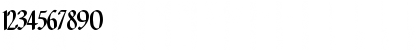 Download Classic Regular Font Numeric Preview