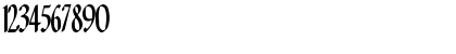 Download Classic Regular Font Numeric Preview