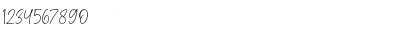 Download Aesthete Regular Font Numeric Preview