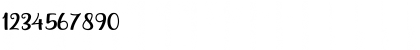 Download AgathaCaroline2 Regular Font Numeric Preview