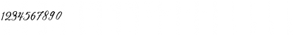 Download Brightside Typeface Regular Font Numeric Preview
